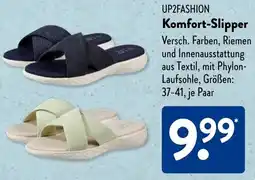 Aldi Süd UP2FASHION Komfort-Slipper Angebot