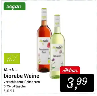 KONSUM Mertes biorebe Weine Angebot