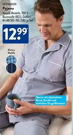 Aldi Süd UP2FASHION Pyjama Angebot