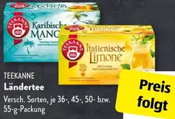 Aldi Süd TEEKANNE Ländertee Angebot