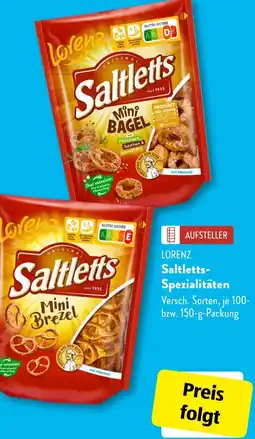 Aldi Süd LORENZ Saltletts Spezialitäten Angebot