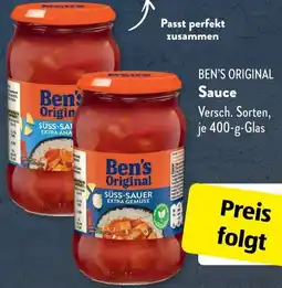 Aldi Süd BEN'S ORIGINAL Sauce Angebot