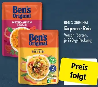 Aldi Süd BEN'S ORIGINAL Express-Reis Angebot