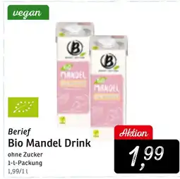 KONSUM Berief Bio Mandel Drink Angebot