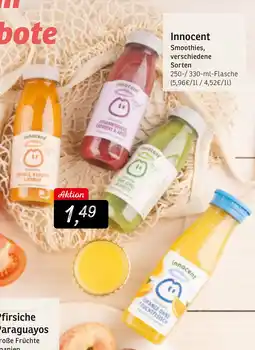 KONSUM Innocent Smoothies Angebot