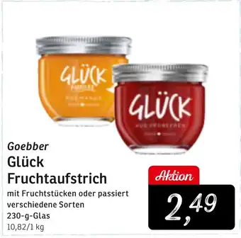 KONSUM Goebber Glück Fruchtaufstrich Angebot
