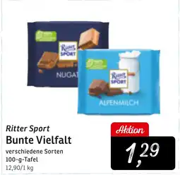 KONSUM Ritter Sport Bunte Vielfalt Angebot