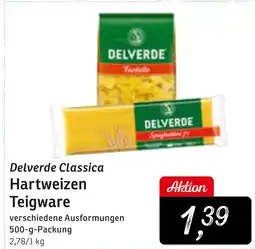 KONSUM Delverde Classica Hartweizen Teigware Angebot