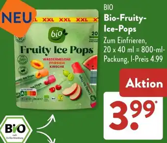 Aldi Süd Bio-Fruity Ice-Pops Angebot