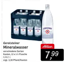 KONSUM Gerolsteiner Mineralwasser Angebot