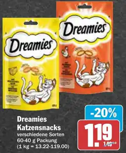 AEZ Dreamies Katzensnacks Angebot