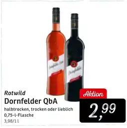 KONSUM Rotwild Dornfelder QbA Angebot