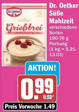 AEZ Dr. Oetker Süße Mahlzeit Angebot