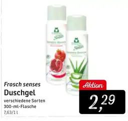 KONSUM Frosch senses Duschgel Angebot