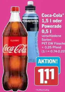 AEZ Coca-Cola oder Powerade Angebot