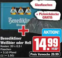 AEZ Benediktiner Weißbier oder Hell Angebot
