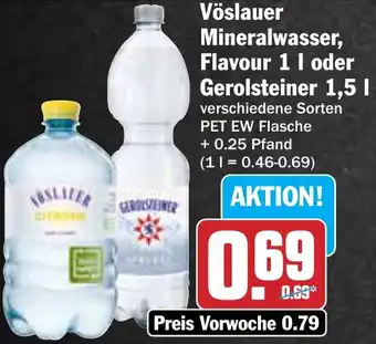 AEZ Vöslauer Mineralwasser, Flavour oder Gerolsteiner Angebot