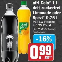 AEZ afri Cola, deit zuckerfrei Limonade oder Spezi Angebot