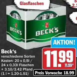 AEZ Beck's Angebot
