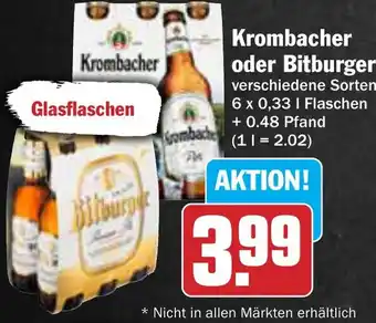 AEZ Krombacher oder Bitburger Angebot