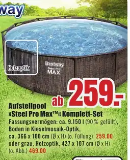 B1 Discount Baumarkt Bestway »Steel Pro Max Komplett-Set Angebot
