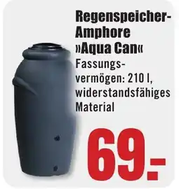 B1 Discount Baumarkt Regenspeicher- Amphore »>Aqua Can<< Angebot