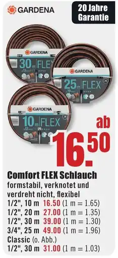 B1 Discount Baumarkt GARDENA Comfort FLEX Schlauch Angebot