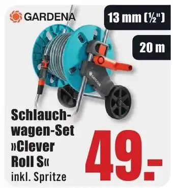 B1 Discount Baumarkt GARDENA Schlauch- wagen-Set >>Clever Roll S⟫ Angebot