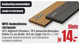 B1 Discount Baumarkt WPC-Bodendielen >>Artwood<< Angebot