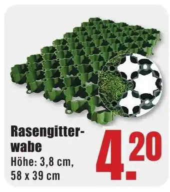 B1 Discount Baumarkt Rasengitterwabe Angebot