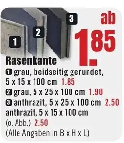 B1 Discount Baumarkt Rasenkante Angebot