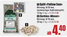 B1 Discount Baumarkt Split »>Yellow Sun<< Angebot
