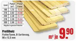 B1 Discount Baumarkt Profilholz Angebot
