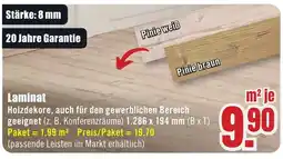 B1 Discount Baumarkt Laminat Angebot