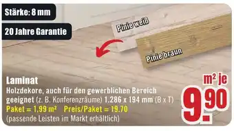 B1 Discount Baumarkt Laminat Angebot