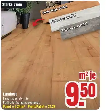 B1 Discount Baumarkt Laminat Angebot