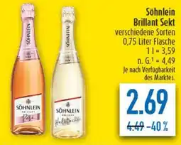 diska Söhnlein Brillant Sekt Angebot