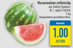 diska Wassermelone rotfleischig Angebot