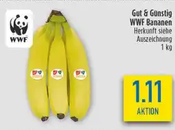 diska Gut & Günstig WWF Bananen Angebot