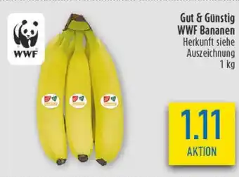 diska Gut & Günstig WWF Bananen Angebot