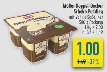 diska Müller Doppel-Decker Schoko Pudding Angebot