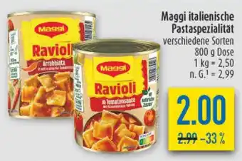 diska Maggi italienische Pastaspezialität Angebot