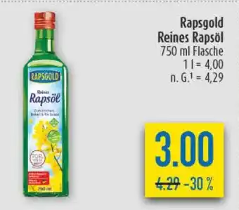 diska Rapsgold Reines Rapsöl Angebot