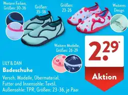 Aldi Süd LILY & DAN Badeschuhe Angebot