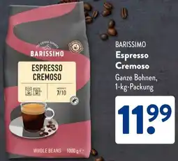 Aldi Süd BARISSIMO Espresso Cremoso Angebot