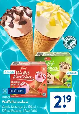 Aldi Süd Mucci Waffelhörnchen Angebot
