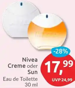 Budni Nivea Creme oder Sun Eau de Toilette Angebot