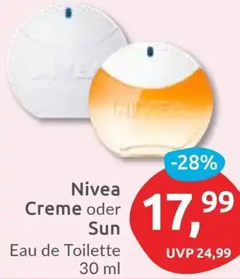 Budni Nivea Creme oder Sun Eau de Toilette Angebot
