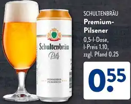 Aldi Süd SCHULTENBRÄU Premium Pilsener Angebot