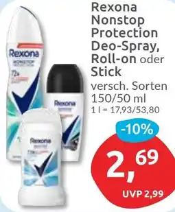 Budni Rexona Nonstop Protection Deo-Spray, Roll-on oder Stick Angebot